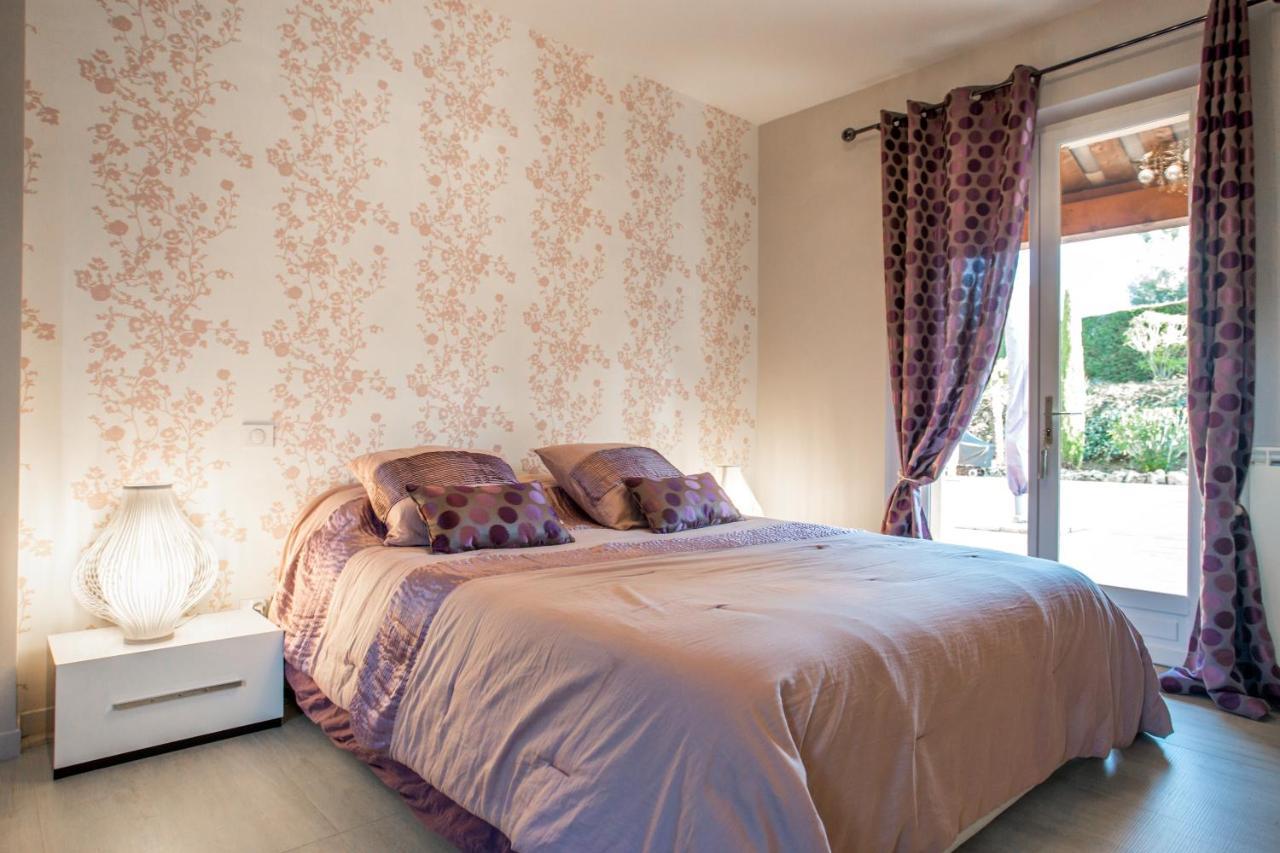 Domaine Les Cigales Bed & Breakfast Mouans-Sartoux Bagian luar foto